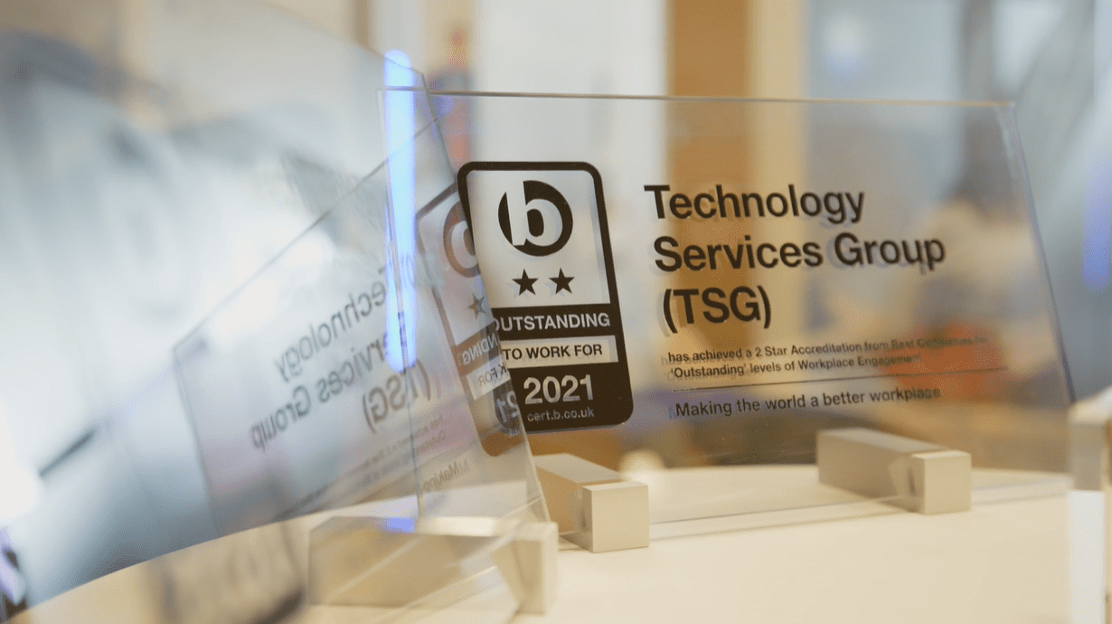 TSG Best Companies Plaque